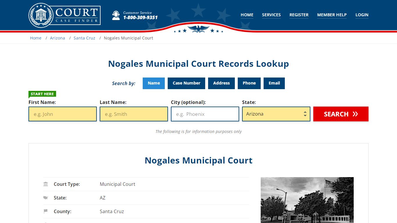 Nogales Municipal Court Records Lookup - CourtCaseFinder.com