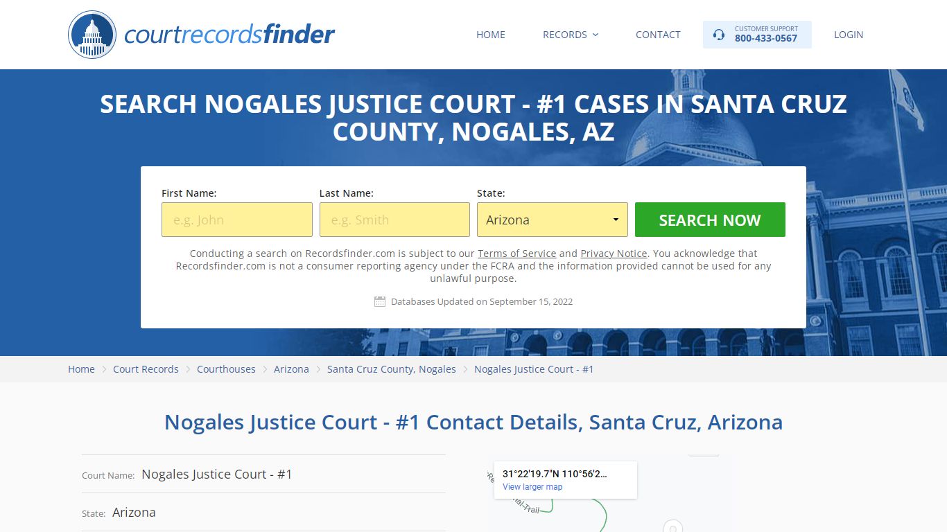 Nogales Justice Court - #1 Case Search - Santa Cruz County, AZ ...
